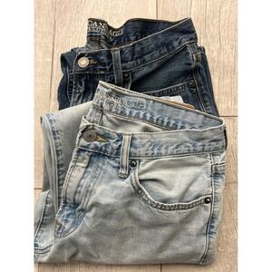 American Eagle Outfitters Mens Original Boot Jeans Medium Wash Light Wash